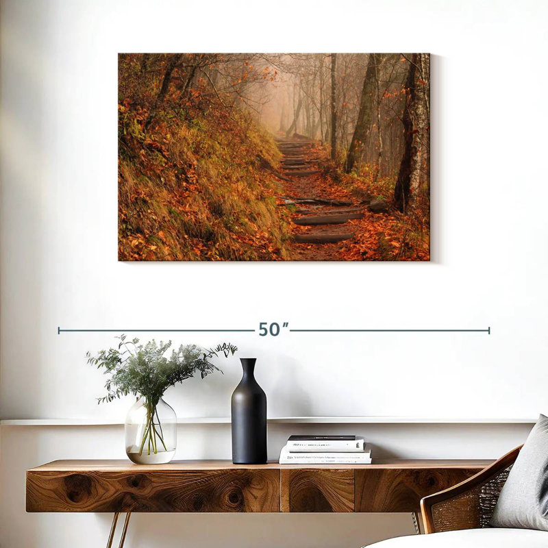 Sentier des Appalaches Alvord Misty Autumn, H 24 po x l 36 po