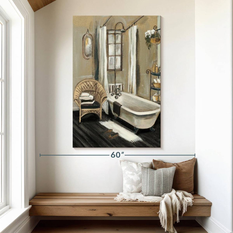 Lilie French Bath III, H 51 po x l 34 po