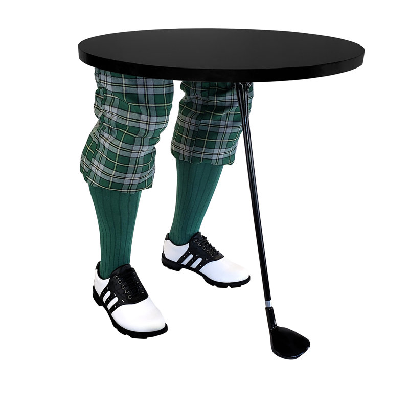 Table de bout abstraite, Noir