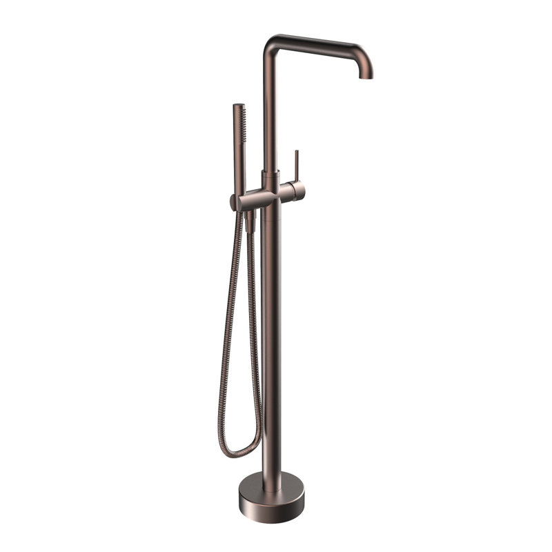 Freestanding Tub Filler with Diverter, Oil Rubbed Bronze