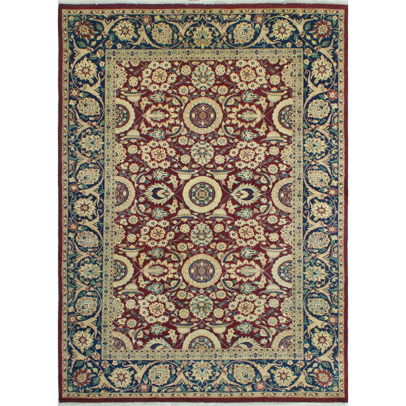 Tapis aubergine pak-persan Asrar