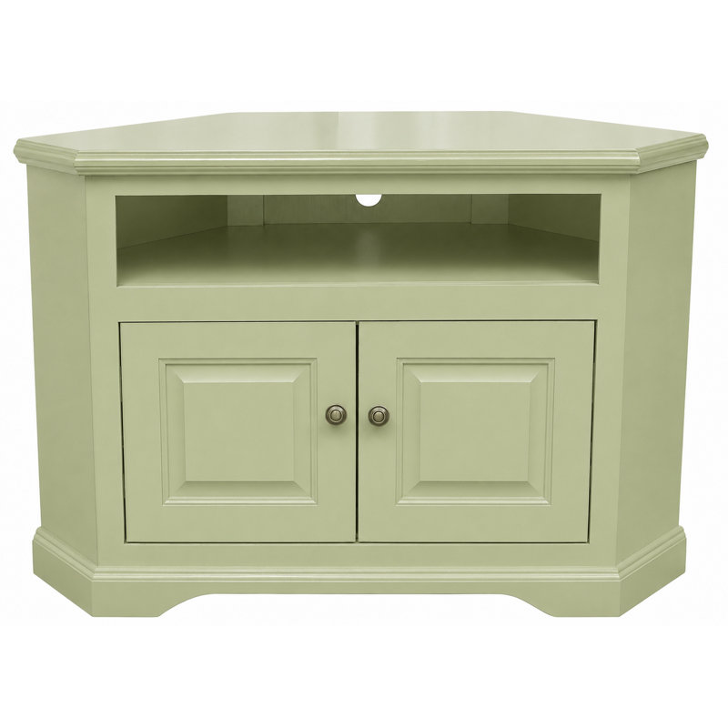 Boltongate Unfinished Corner TV Stand for TVs up to 40", Green