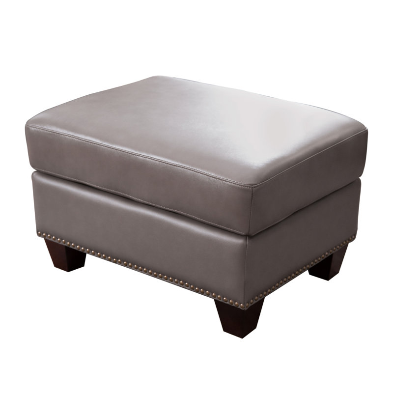 Eduartina Leather Ottoman