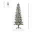 Arbre de Noël floqué floqué / givré-1839076078