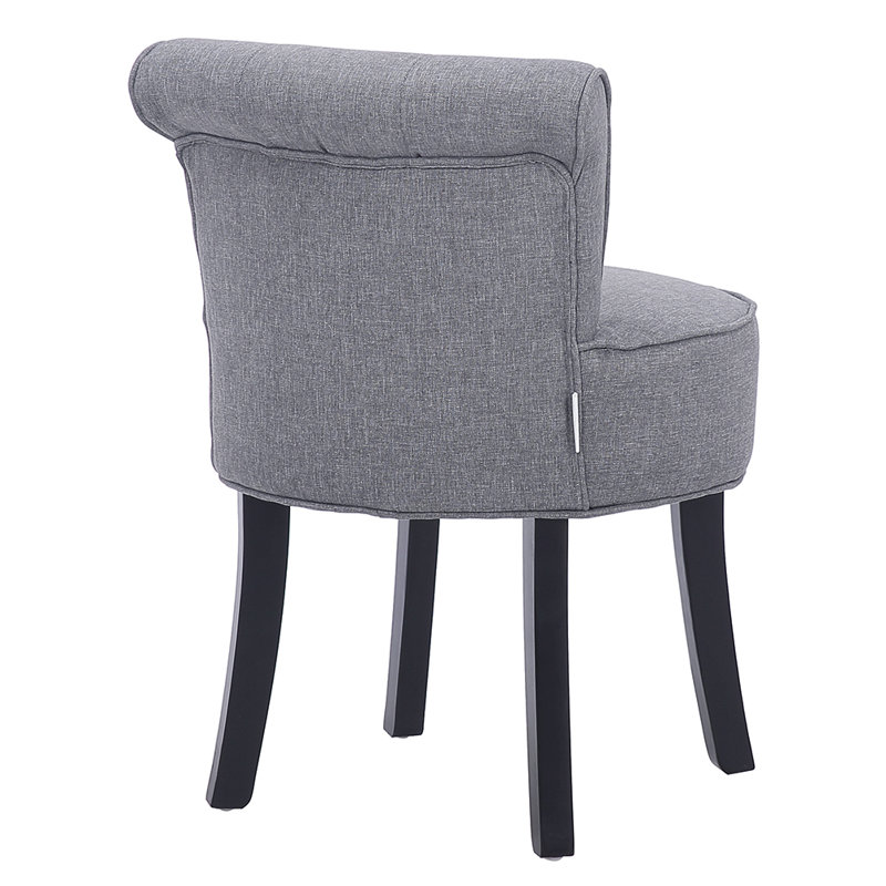 Manufactured Wood Accent Stool, Light Grey