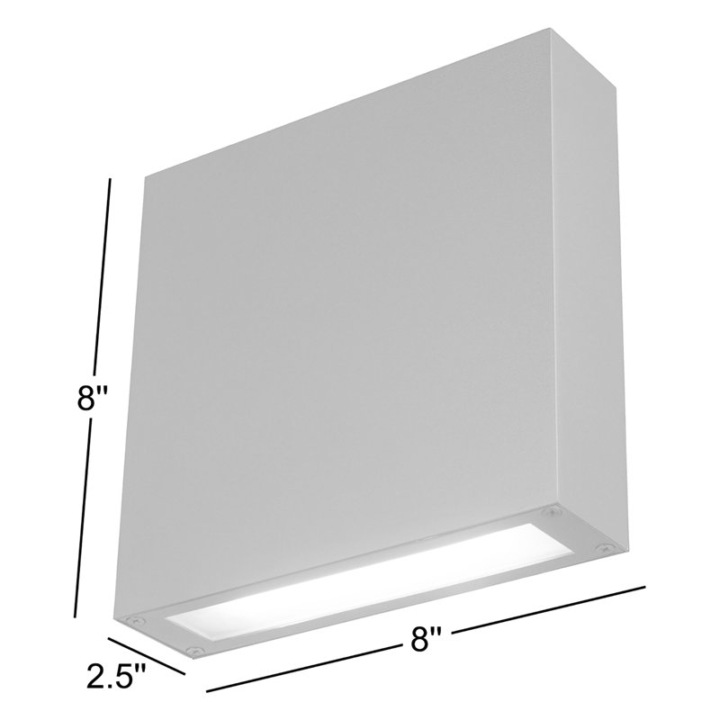 Doyce Steel LED Wall Light, Black