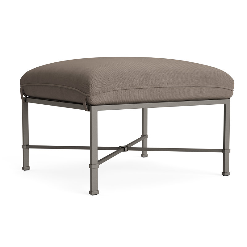 Venetian Outdoor Ottoman, Fushion Dove, Mica