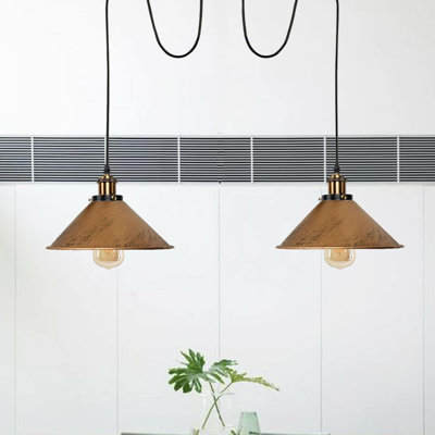 Lofton 2 - Light Gold Cluster Pendant