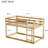 Natural Twin Over Loft Bed - Enhance Ambiance Of Your Bedroom Interior Solid Rubber Wood Material For Durability-606827623
