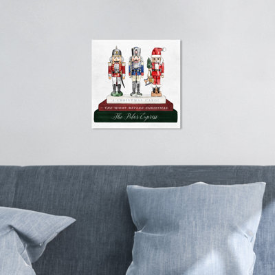 «Holiday Nutcracker Books», peinture sur toile