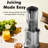 Whole Fruits Cold Press Juicer, 110mm Extra Large Feed Chute Masticating Juicer for Vegetables, Easy Clean Automatic Juice Extractor-129479552