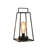 12" H Retro Style Geometric Table Lamp with 6-Hours Timer