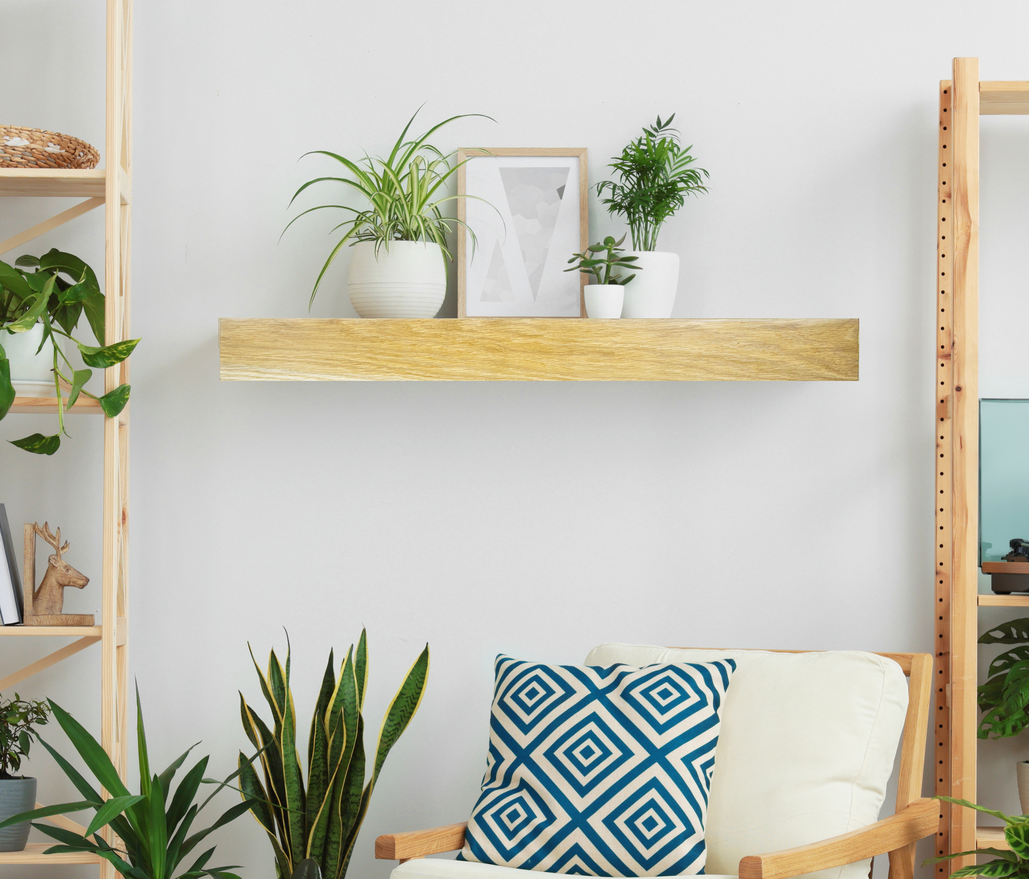 Loon Peak® Iryna Oak Floating Shelf