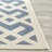 Arneshia Geometric Blue/Bone Area Indoor/Outdoor Area Rug-1985725254