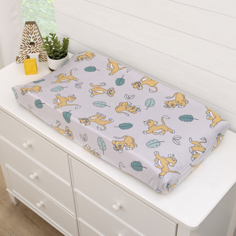 NoJo Disney Lion King Simba Future King Super Soft Changing Pad Cover