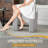 24" Boucle Counter Stool,Modern Bar Stool  With Footrest-565984469