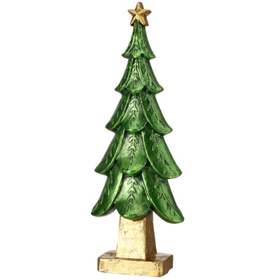 22" Mgo Standing Gilded Tree