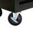 Rolling Tool Chest Cabinet - 7 Drawers, Bearing, Build 7 Black&Red, Steel Construction