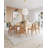Versailles Industry Chic Solid Ash Wood Dining Side Chair in Natural-103894333