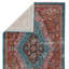 Tapis oriental rouille / bleu sarcelle Zoeller-1196531948