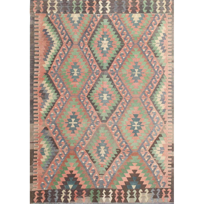 Tapis gris zone contemporaine, Rectangle 5 pi x 7 pi