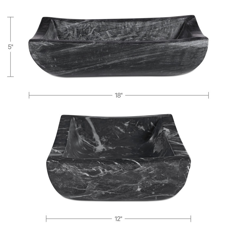 Piero Basin Black Marble, Black