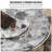 Simple Modern Luxury Stone Round Dining Table Set