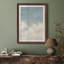 Art mural vintage rétro encadré pour chambre à coucher - 26 po x 36 po brun avec mat blanc-1905402527
