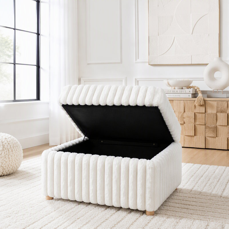 Upholstered 57.48 " Fabric Sofa, Beige
