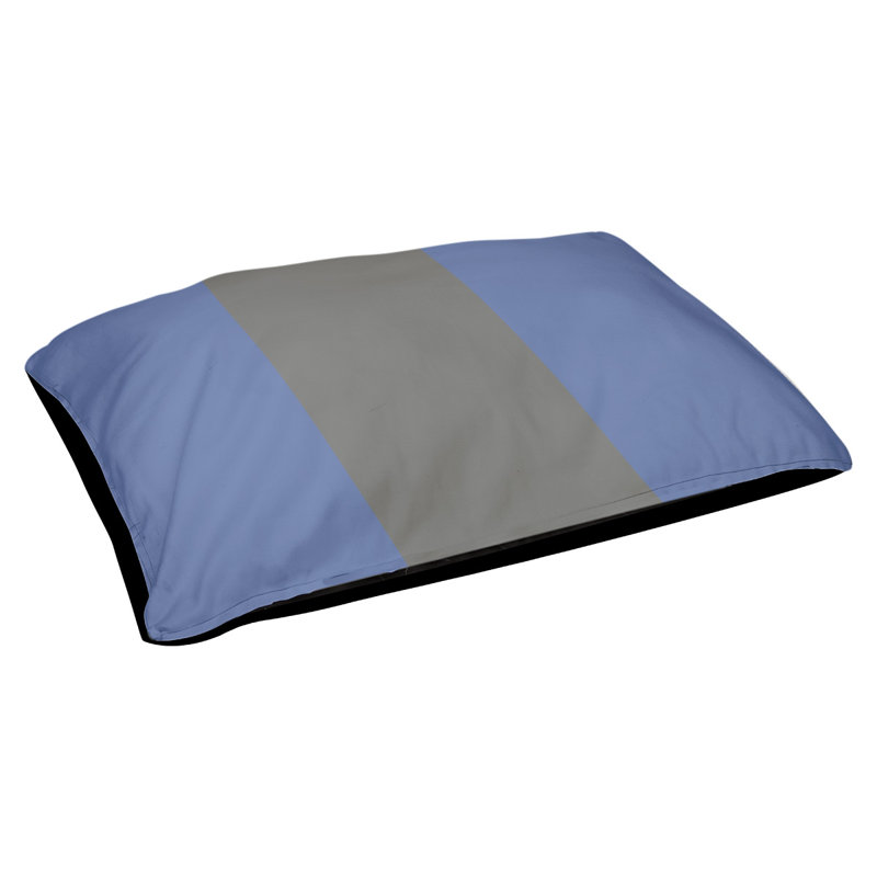 Coussin d'extérieur Memphis, Grand (l 40 po x P 30 po x H 14 po), Bleu basketball / gris basketball / bleu basketbal