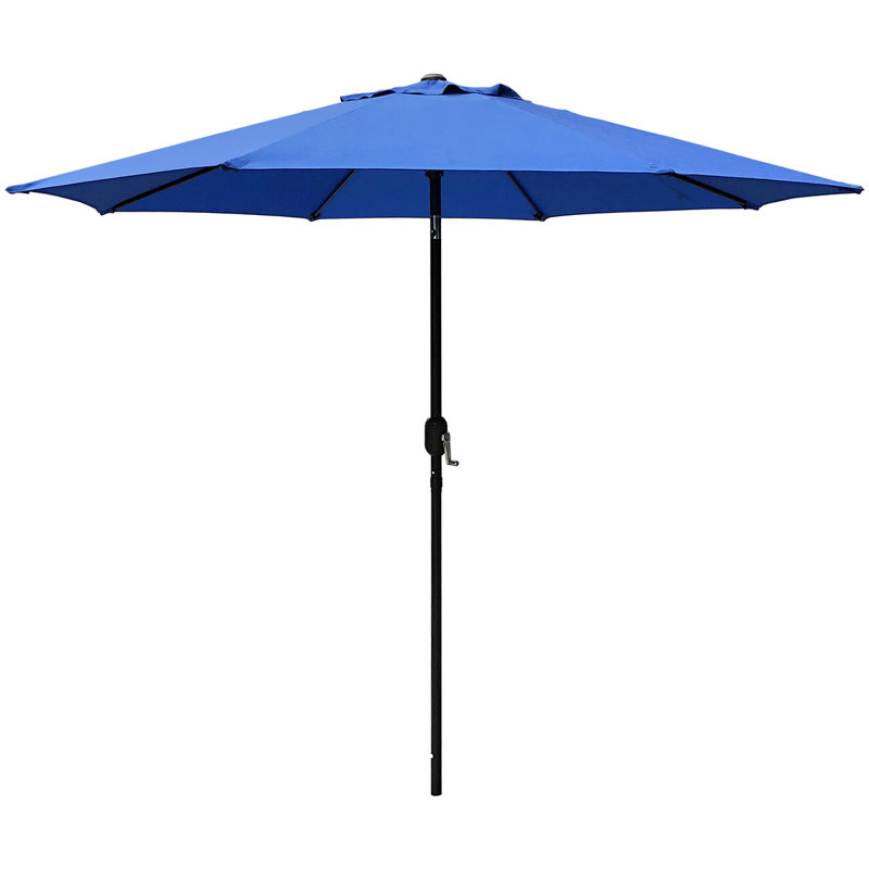 Tempo 9ft Tilt Market Umbrella, Royal Blue