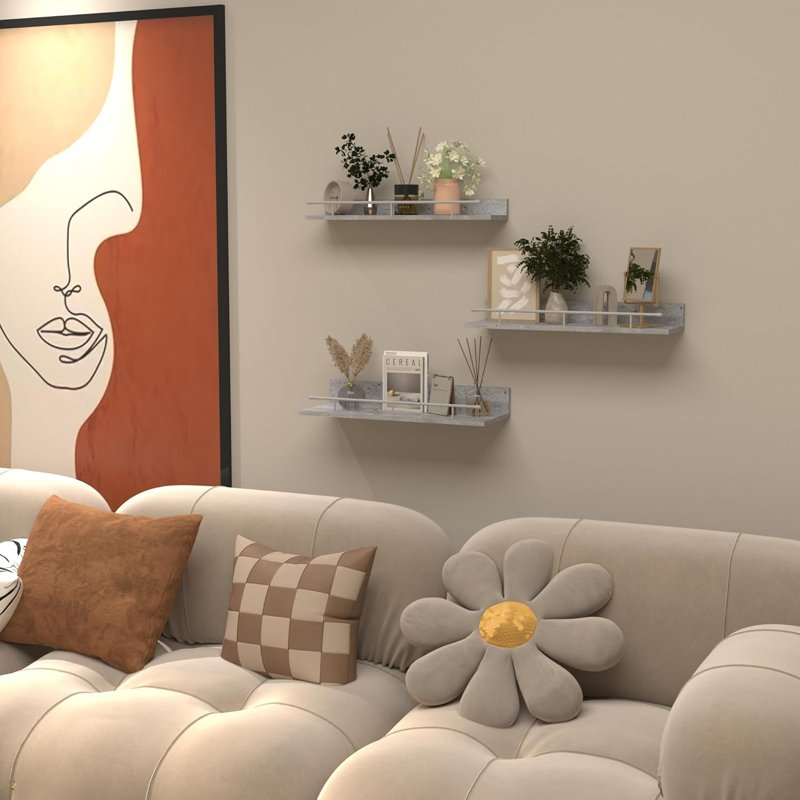 Tablettes flottantes pour salle de bain