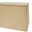 7 x 12 po en haut x 9 x 14 po en bas x 10,25 po de hauteur, abat-jour rectangulaire rétro avec ajusteur, abat-jour en tissu naturel pour lampes de table