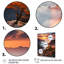 Montagne, forêt, coucher de soleil, silhouette I - forêt, art mural-814233422-847939585