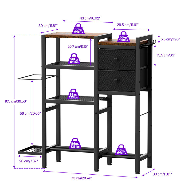 Iron Mounted Adjustable Multi-Use Sports Rack