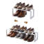 Yamazaki Home Adjustable Shoe Rack, Small, Steel,  Holds 4 to 8 shoes, Expandable, Stackable-1996757789