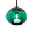 8" Wide Green Orb Mini Pendant