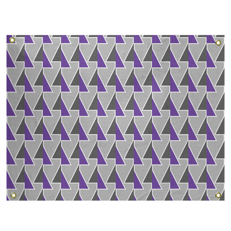 Tapisserie, H 26 po x l 36 po, Violet