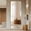 Miroir pleine grandeur avec coin rond pour la chambre à coucher du salon-1248005840
