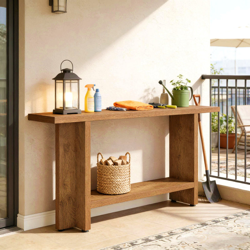 Double-Layer Storage Sofa Table,Hallway Table,Console Table