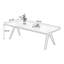 Table de salle à manger Burlywood-1705966413
