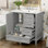 Ensemble de meuble-lavabo moderne avec meuble-lavabo et meuble-lavabo Modern