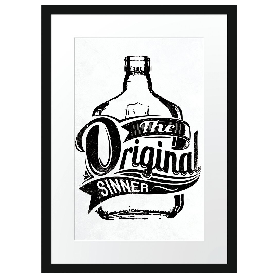 Gerahmtes Poster The Original Sinner Light