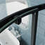 Offset Curved Shower Enclosure - 1900 x 1200 x 800 mm Walk In Corner Cubicle-94338720