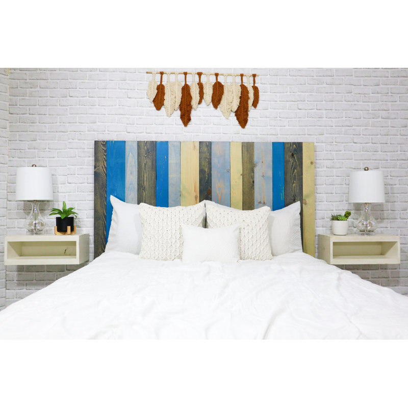 Tête de lit Barn Barns Serenity Mix, conception multicolore, bois massif, fixation murale, grand, Mixte hivernal, Simple