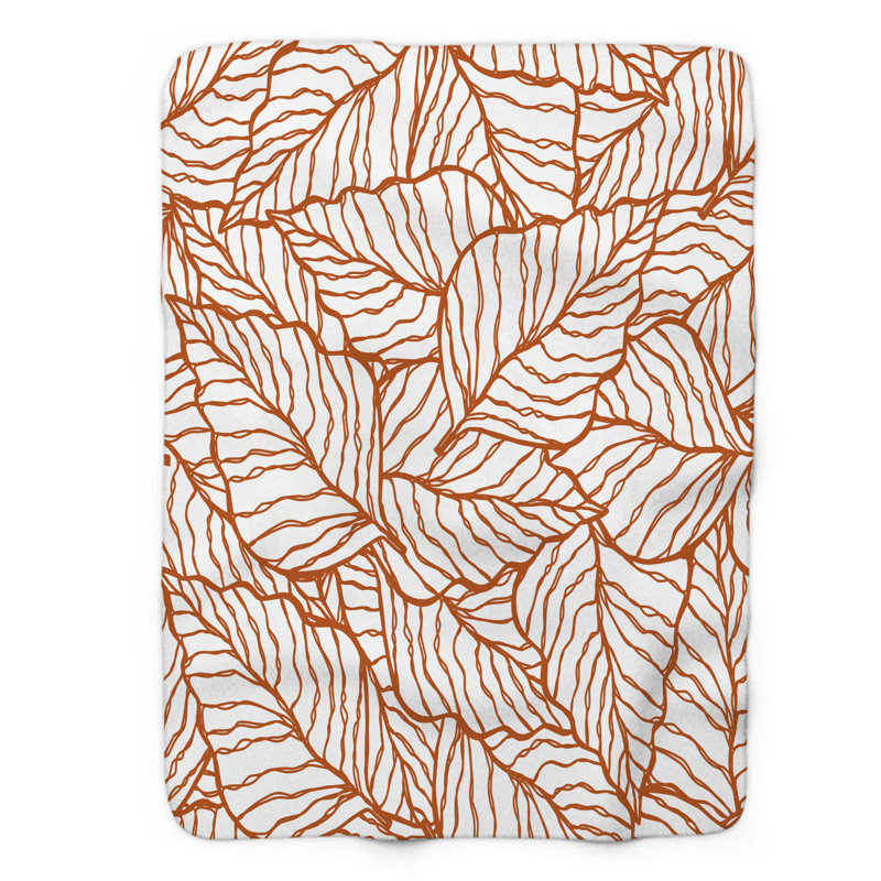 Couverture 1 pièce Minimalist Foliage, Grand lit