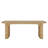Rectangular Writing Desk With Light Wood Brown Engineered Wood Top For Bedroom Study-41595258