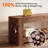 63" W Solid Wood Storage Bench