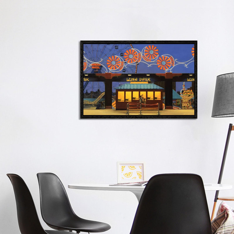 Luna Park by Nick Savides - Floater Frame Gallery-Wrapped Canvas Giclée on Canvas, 101.6 cm H x 66.04 cm W