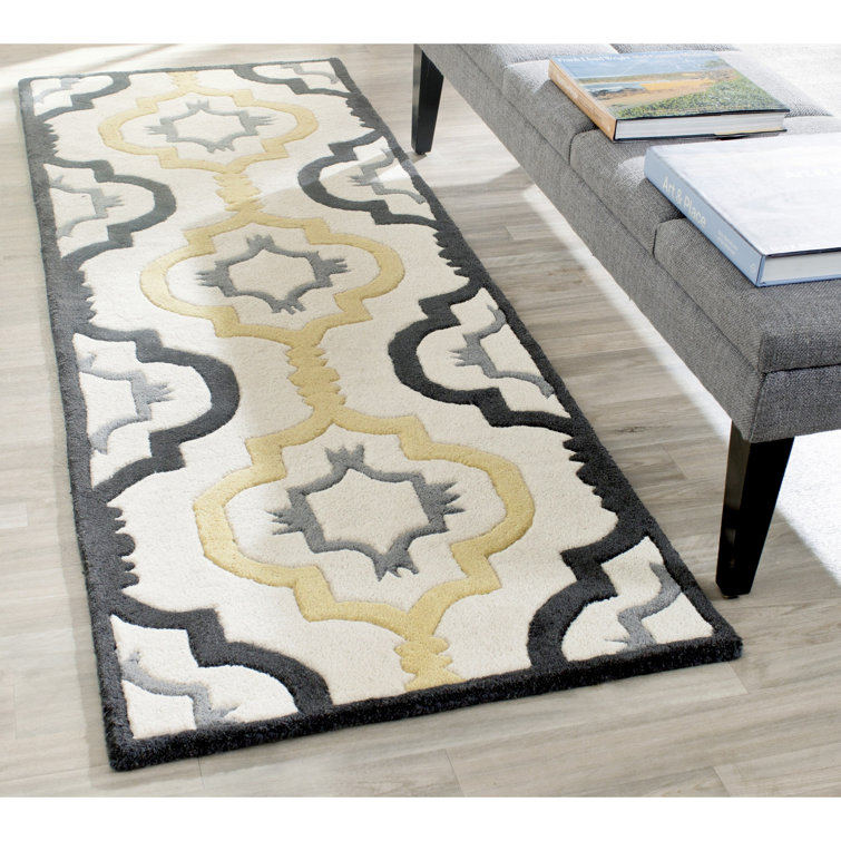 Carolene Hand Tufted Wool Geometric Rug